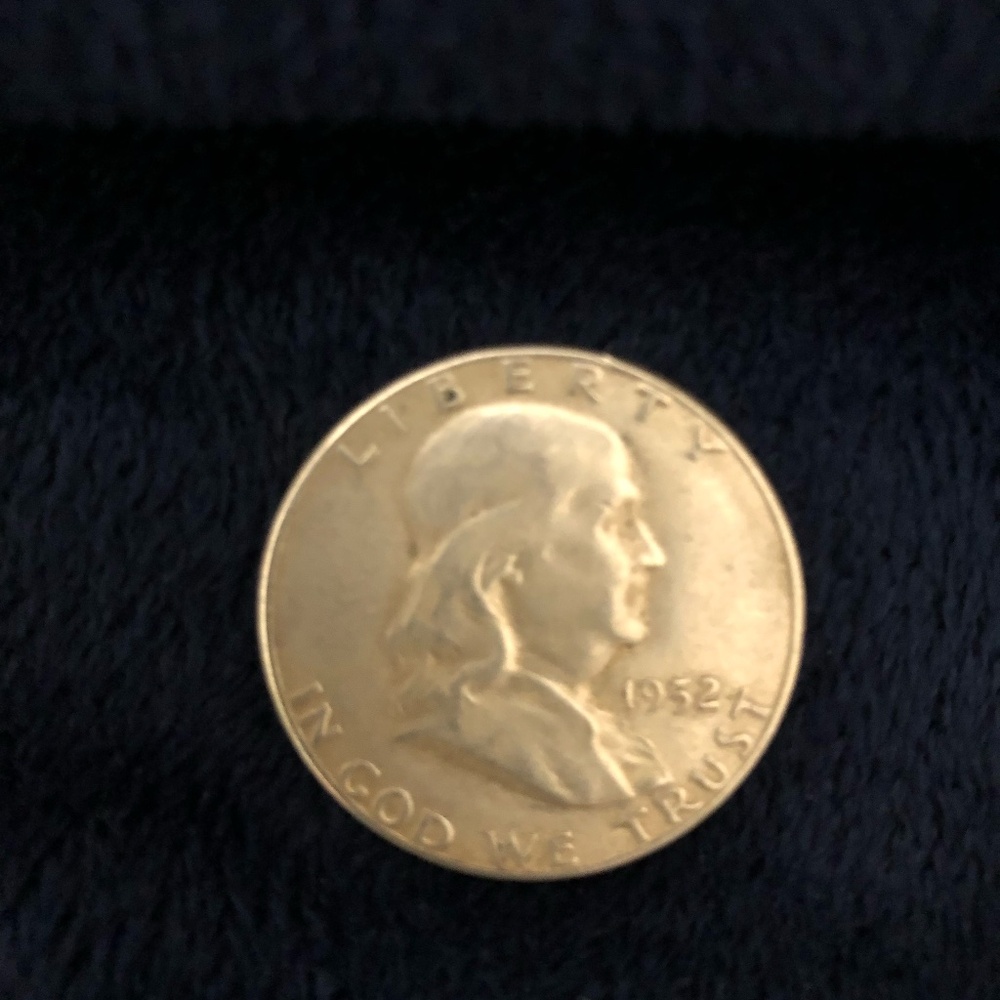 1952-S  Franklin 50 cent coin